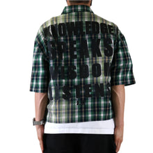 Load image into Gallery viewer, RAZE Washed Flannel Crop Top Button Down Shirt
