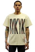 Load image into Gallery viewer, FORT Men's IYKYK emb lettering cream cotton short sleeve tee
