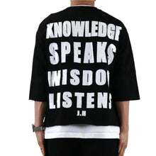 Load image into Gallery viewer, CURTIS SN/ Jersey 3/4 Sleeve Crop Top Tee

