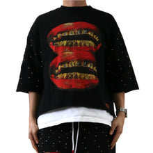 Load image into Gallery viewer, SCHUMA SN/ Jersey 3/4 Sleeve Crop Top Tee
