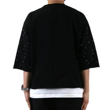 Load image into Gallery viewer, SCHUMA SN/ Jersey 3/4 Sleeve Crop Top Tee
