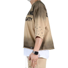 Load image into Gallery viewer, ERIN S/N Jersey 3/4 Sleeve Crop top Tee
