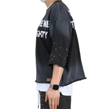 Load image into Gallery viewer, GLENN S/N Jersey 3/4 Sleeve Crop top Tee
