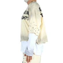 Load image into Gallery viewer, NOEL S/N Jersey 3/4 Sleeve Crop top Tee with Layered long sleeve
