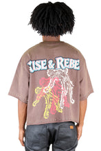 Load image into Gallery viewer, CENSIUS S/N Jersey 3/4 Sleeve Crop Top Tee
