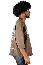 Load image into Gallery viewer, ELLE S/N Jersey 3/4 Sleeve Crop Top Tee with Detachable Necklace
