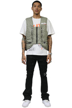 Load image into Gallery viewer, LAUREL Men's premium cire padded vest with functional tape and multi pocket
