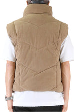 Load image into Gallery viewer, ECRU Corduroy Puff Vest
