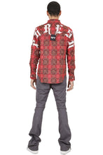 Load image into Gallery viewer, Peet Men's ripped &amp; repaired button down shirt
