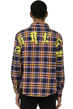 Load image into Gallery viewer, NOVA Men's flannel button down shirt
