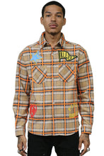Load image into Gallery viewer, ROY Men's flannel button down shirt
