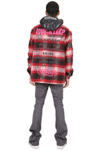 Load image into Gallery viewer, MACKAY Men's Oversize Heavy Flannel Outer Shirket with detachable Cire Hoodie
