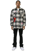 Load image into Gallery viewer, LOUIS Men's Oversize Heavy Flannel Outer Shirket
