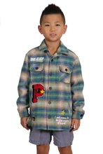 Load image into Gallery viewer, LAWN Kid's Oversize Flannel outer shirket
