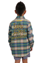 Load image into Gallery viewer, LAWN Kid's Oversize Flannel outer shirket

