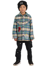 Load image into Gallery viewer, LAWN Kid's Oversize Flannel outer shirket
