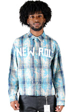 Load image into Gallery viewer, ASHEN Heavy Flannel Crop Top Button Down Shirt
