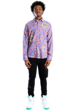 Load image into Gallery viewer, Pello Men's ripped &amp; repaired button down shirt
