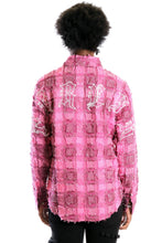 Load image into Gallery viewer, TREK Men's ripped &amp; repaired button down shirt
