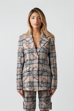 Load image into Gallery viewer, Kara Plaid Print Wool Blazer
