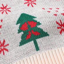 Load image into Gallery viewer, Kids Reindeer Jacquard Christmas Holiday Sweater | NCS
