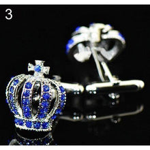 Load image into Gallery viewer, King&#39;s Crown Cufflinks
