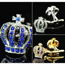 Load image into Gallery viewer, King&#39;s Crown Cufflinks
