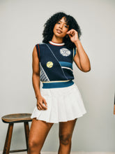 Load image into Gallery viewer, Nota Knit Vest- Maritime Blue
