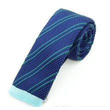 Load image into Gallery viewer, Knitted and Flat Collection Skinny Ties - 17 Colors &amp; Styles
