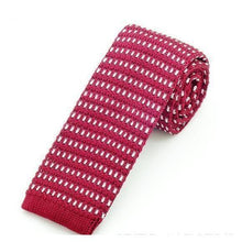 Load image into Gallery viewer, Knitted and Flat Collection Skinny Ties - 17 Colors &amp; Styles
