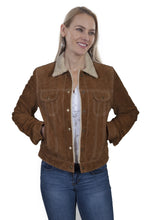 Load image into Gallery viewer, Scully Shearling Suede - Women's Jean Jacket
