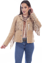 Load image into Gallery viewer, Scully Vintage Fringe - Women's Leather Jacket
