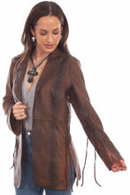 Load image into Gallery viewer, Scully Vintage Lacing - Women's Leather Jacket
