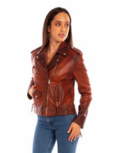 Load image into Gallery viewer, Scully Classic Moto - Women's Leather Jacket
