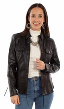 Load image into Gallery viewer, Scully Lambskin Lace - Women's Leather Jacket
