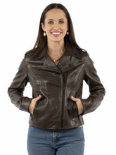 Load image into Gallery viewer, Scully Asymmetrical Zip - Women's Motorcycle Jacket
