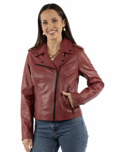 Load image into Gallery viewer, Scully Asymmetrical Zip - Women's Motorcycle Jacket
