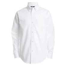 Load image into Gallery viewer, IZOD Boys' Long Sleeve Solid Button-Down Collared Oxford Shirt with Chest Pocket 2T White - # BOAA11510006
