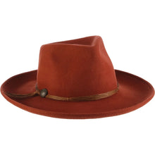 Load image into Gallery viewer, Scala Palermo - Wide Brim Wool Felt Fedora Hat
