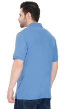 Load image into Gallery viewer, Men's Short Sleeve Pique Polo Shirt in Cotton Blend with Front Pocket
