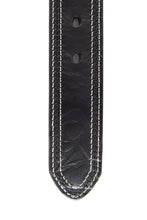 Load image into Gallery viewer, Mens Genuine Leather Aztec 3D Embossed Belt - Black
