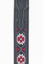 Load image into Gallery viewer, Mens Genuine Leather Aztec Embroidery Belt - Black
