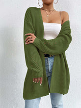 Load image into Gallery viewer, Laid Back Mid-Length V Neck Knit Cardigan Outerwear | NCS
