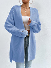 Load image into Gallery viewer, Laid Back Mid-Length V Neck Knit Cardigan Outerwear | NCS
