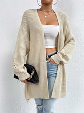 Load image into Gallery viewer, Laid Back Mid-Length V Neck Knit Cardigan Outerwear | NCS
