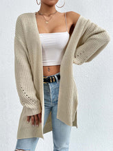 Load image into Gallery viewer, Laid Back Mid-Length V Neck Knit Cardigan Outerwear | NCS
