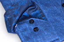 Load image into Gallery viewer, Charles ty  Button-Up  Shirt With Contrast Details // Blue // Contemporary Fit (Regular) - final sale
