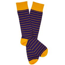 Load image into Gallery viewer, Gold / Purple Mixed Socks 8 Pack
