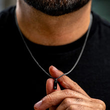 Load image into Gallery viewer, Initial Tag Necklace - Stealth
