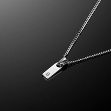 Load image into Gallery viewer, Initial Tag Pendant - Silver
